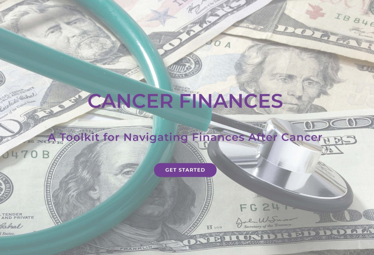 Cancer Finances with Financial Assistance text