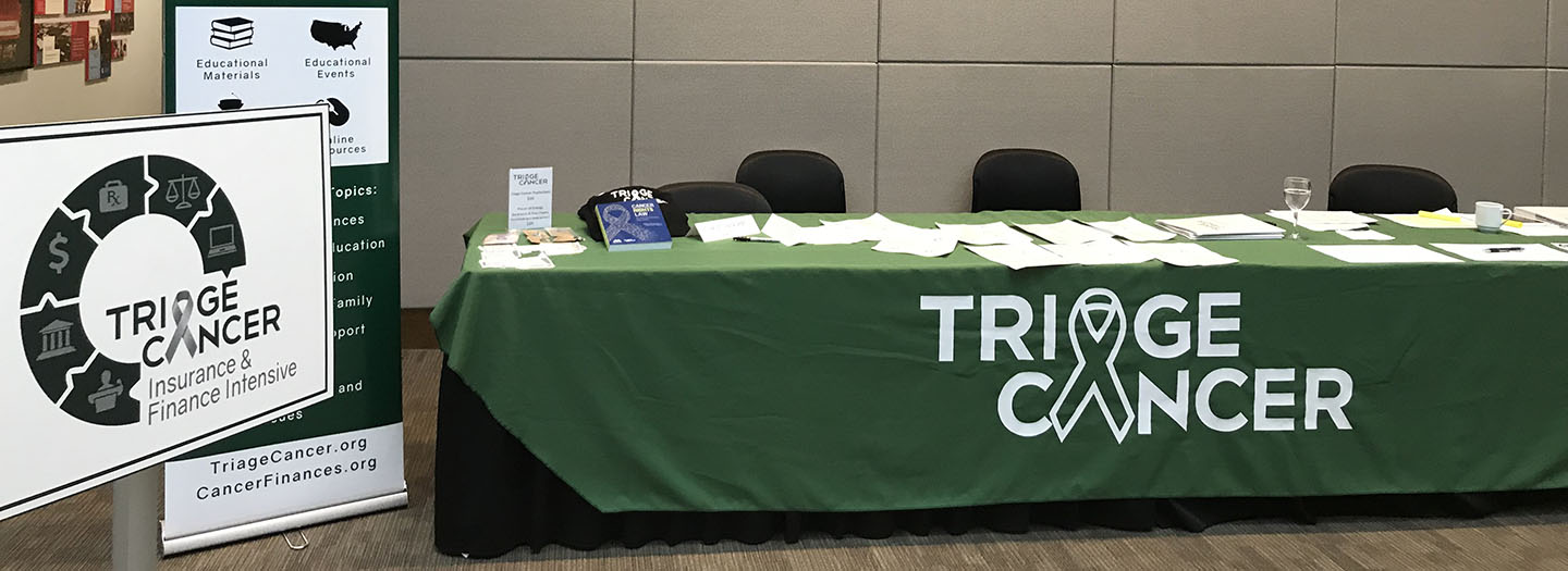 Triage Cancer Insurance & Finance Intensive Training Program Event Setup