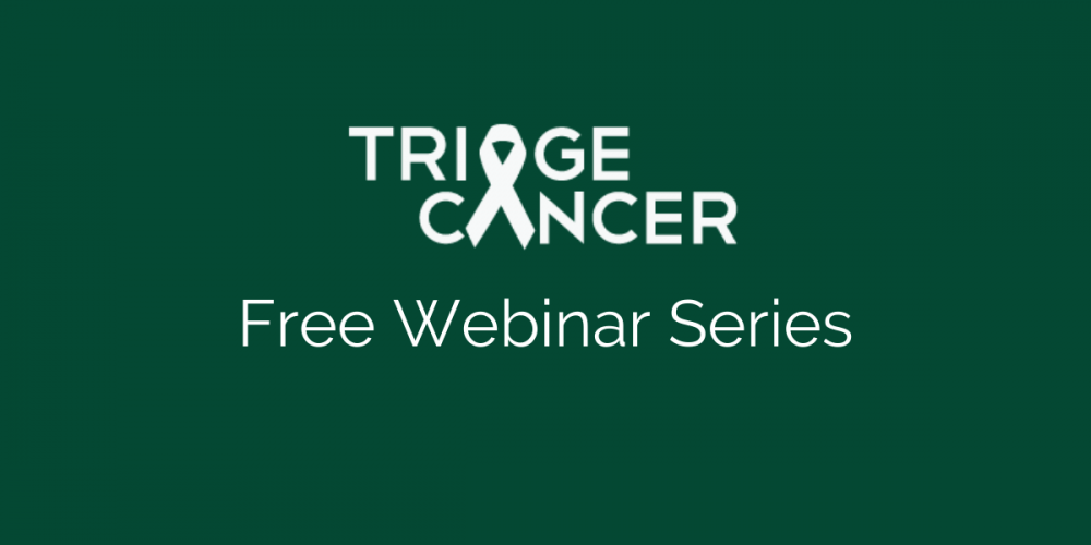 Triage Cancer Free Webinar Series