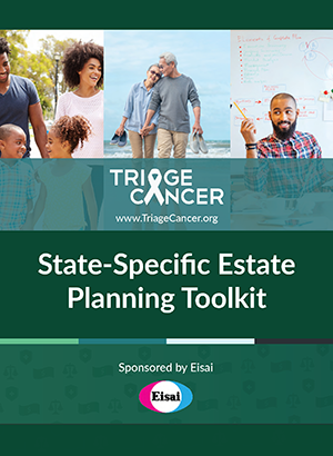 Triage Cancer's State-Specific Estate Planning Toolkit cover graphic