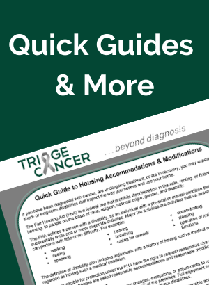Cancer-Related Legal Issues Quick Guides and more