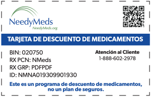 Needy Meds Drug Discount Card - Spanish